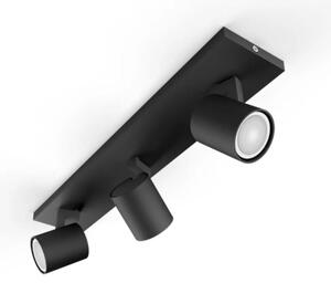 Spot LED dimabil Philips Hue RUNNER 3xGU10/4,2W/230V negru + telecomandă