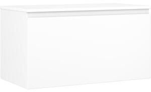 Mexen Orio, mobilier de baie 90 cm cu blat, 1 sertar, alb mat, 91A10-09047-1-BFC01