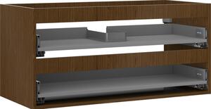 Mexen Box-A, dulap suspendat 100 cm, 2 sertare, nuc, 91AX0-1000-470-2-86