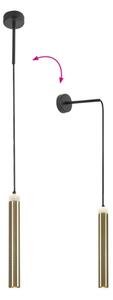 Lustră LED pe cablu Rabalux 72238 THELMA LED/10W/230V 4000K negru/auriu