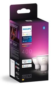 SET 2x bec LED RGBW dimabil Philips Hue WACA GU10/4,2W/230V 2000-6500K