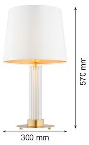 Lampă de masă Argon 8540 HAMILTON 1xE27/15W/230V alb