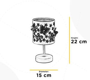Lampă de masă ONLI TITILLA 1xE14/6W/230V 22 cm mov/alb