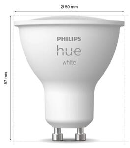 SET 2x bec LED dimabil Philips Hue WHITE GU10/4,2W/230V 2700K