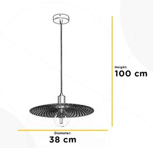 Lustră pe cablu ONLI GOLDEN 1xE27/22W/230V auriu/negru