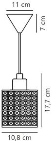Lustră pe cablu Nordlux HOLLYWOOD 1xE27/60W/230V