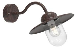Lampă de perete de exterior Nordlux LUXEMBOURG 1xE27/60W/230V IP54 maro/patină