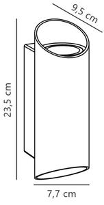 Aplică de exterior Nordlux NICO 2xGU10/35W/230V IP54 negru