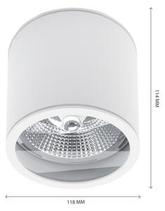 Spot pentru baie CHLOE AR111 1xGU10/15W/230V IP44 alb rotund