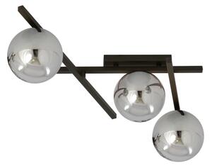 Plafonieră SMART 3xE14/10W/230V negru/gri