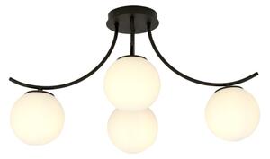 Lustră aplicată BOSTON 4xE14/10W/230V negru