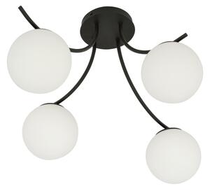 Lustră aplicată BOSTON 4xE14/10W/230V negru