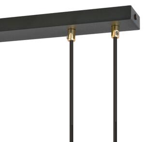 Lustră pe cablu GLAM 4xE14/10W/230V negru