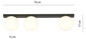 Plafonieră FIT 3xE14/10W/230V alb