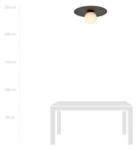 Plafonieră SOLAR 1xE14/10W/230V negru/alb