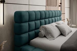 Pat lemn masiv Tapitat Tetrix Personalizabil 140/160/180x200cm - 160x200, Amore 38