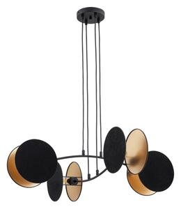 Candelabru suspendat pe cablu MOTIF 4xE27/15W/230V, negru