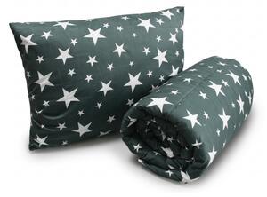 Set pilota pentru toate anotimpurile 140x200 cm din fibra siliconica cu perna 70x90 cm DREAM STAR