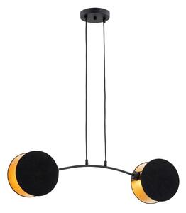 Lustră pe cablu MOTIF 2xE27/15W/230V negru