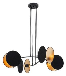 Candelabru suspendat pe cablu MOTIF 4xE27/15W/230V, negru