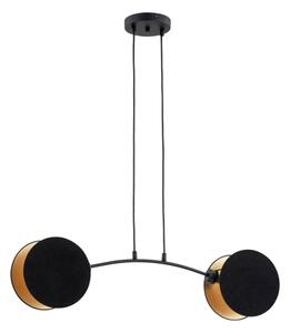 Lustră pe cablu MOTIF 2xE27/15W/230V negru