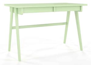 Birou lemn masiv Baraga Roz Albastru Verde Rosu, 120 × 65 × 75 cm - Verde