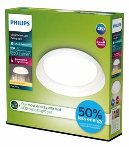 Plafonieră LED dimabilă Philips FLETA LED/10W/230V 2700K alb