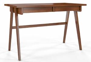 Birou lemn masiv Baraga Personalizabil, 120 × 65 × 75 cm - Nuc