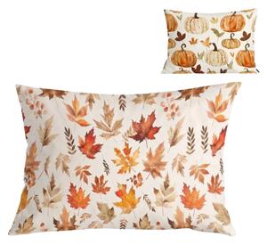 Fata de perna din flanel LEAVES & PUMPKINS 50x70 cm, colorat