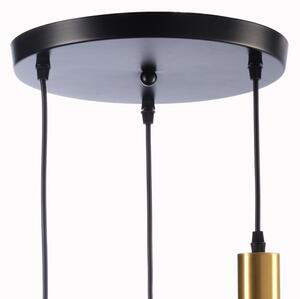 Lustră pe cablu ONLI DOROTY 1xE27/22W/230V albastru/auriu