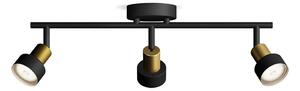 Spot Philips CONDUIT 3xGU10/5W/230V negru/alamă