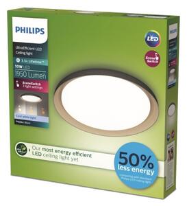 Plafonieră LED dimabilă Philips PEBBLO LED/10W/230V 4000K negru