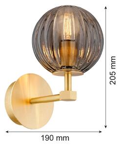 Lampă de masă Argon 8508 PALOMA 1xE14/7W/230V auriu/negru