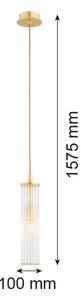 Lustră pe cablu Argon 8489 HAMPTON 1xE14/7W/230V auriu