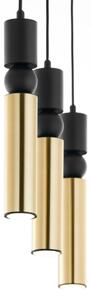 Lustră pe cablu Jupiter 2007 ALAS 3xGU10/10W/230V auriu/negru