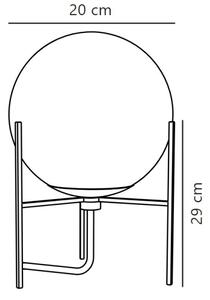 Lampă de masă Nordlux ALTON 1xE14/15W/230V
