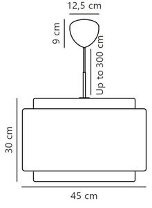 Lustră pe cablu DFTP by Nordlux TAKAI 1xE27/25W/230V