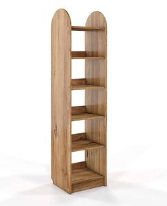 Corp lemn masiv Bibliotecă Hans Stejar - Etajeră L 40/60/80cm - 40 cm