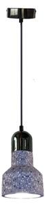 Lustră pe cablu TERRAZZO 1xE27/60W/230V d. 12 cm gri