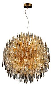 Lustră de cristal pe cablu 24xG9/40W/230V auriu