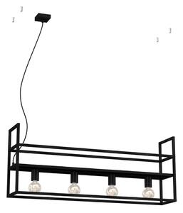 Lustră pe cablu SHELF 4xE27/60W/230V