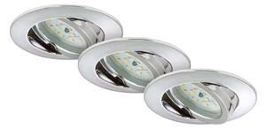 SET 3x corp de iluminat LED încastrat pentru baie Briloner 7209-038 LED/5W/230V IP23