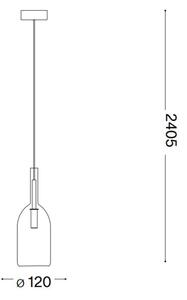 Lustră LED pe cablu Ideal Lux EMPIRE 1xG9/3W/230V
