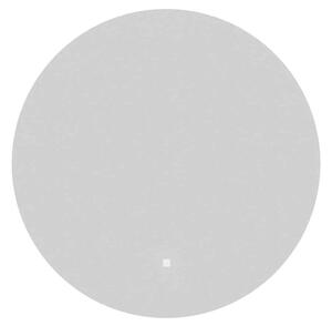 Oglindă lemn masiv cu iluminare LED rotundă Ø60/80 cm - 60cm