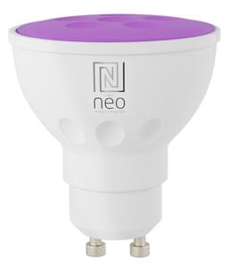 Immax NEO 07724CDO - Set 3 becuri LED RGB dimabile GU10/4,8W/230V, Wi-Fi Tuya + telecomandă