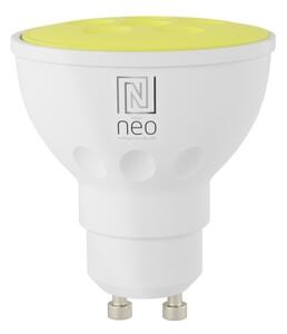 Immax NEO 07724CDO - Set 3 becuri LED RGB dimabile GU10/4,8W/230V, Wi-Fi Tuya + telecomandă