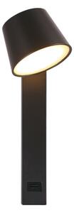 Spot LED de perete cu port USB LED/8W/230V 3000K