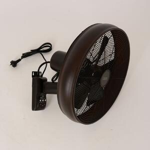 Beacon Lighting Ventilator de perete Breeze, negru, Ø 41 cm, silențios, Negru, Camera de zi / sufragerie, Plastic