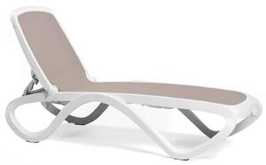 Sezlong Nardi - Omega - Bianco-Tortora