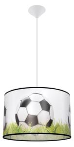 Lustră pe cablu pentru copii Sollux SL.1429 FOOTBALL 1xE27/15W/230V d. 40 cm